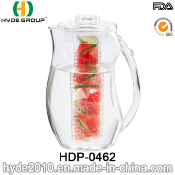 Jarra de infusor de acrílico de la fruta, recientemente adaptada, libre de BPA (HDP-0462)